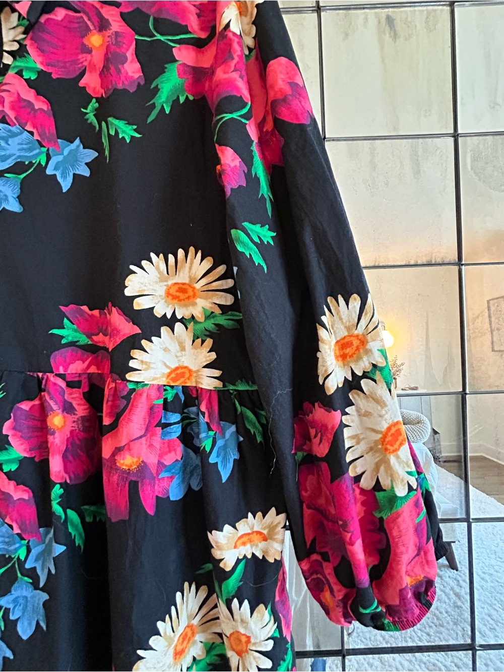 Maeve Bettina Tiered floral shirt dress - Picture 3 of 4